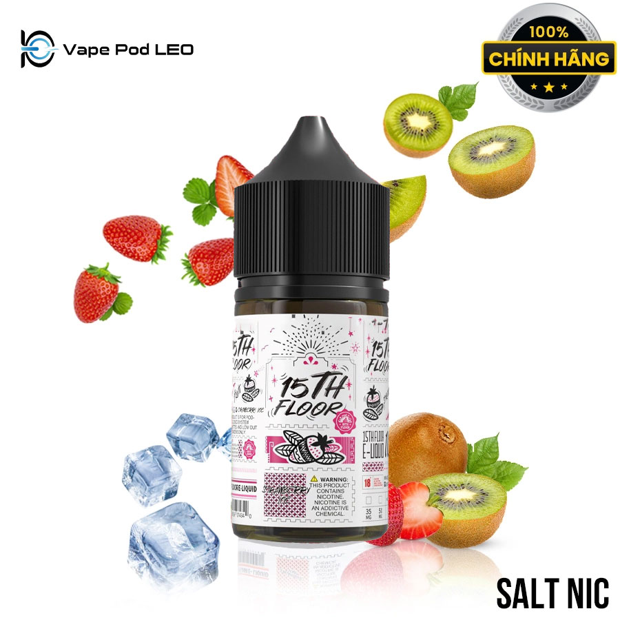 15th Floor Dâu Kiwi Lạnh 30ml Strawberry Kiwi