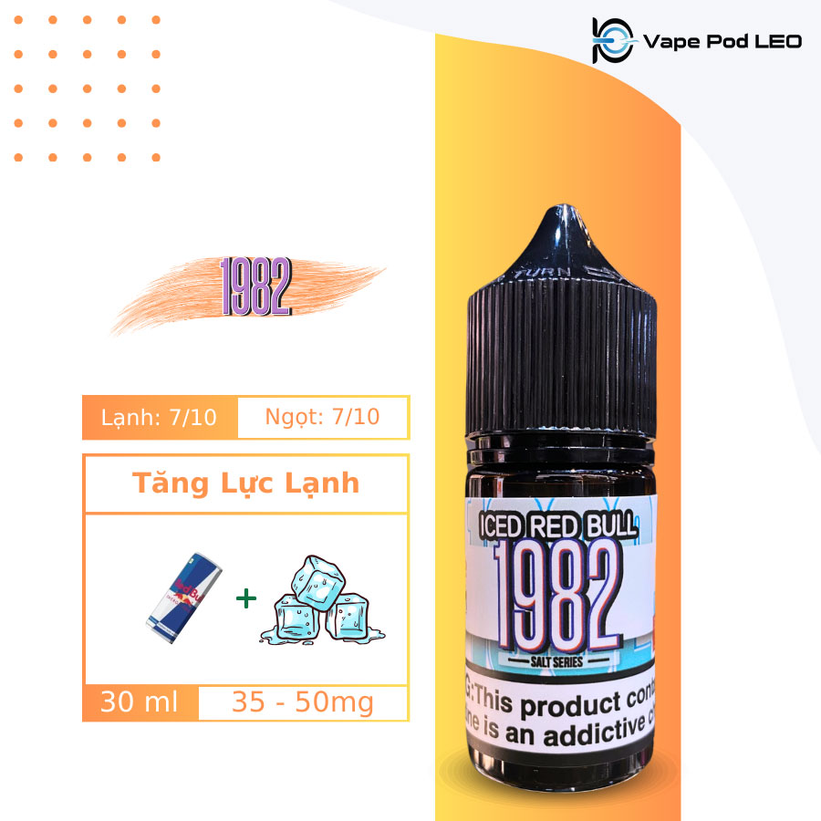 1982 Tăng lực lạnh 30ml - Ice Red Bull