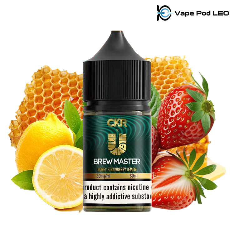 Brew Master Chanh Dâu Mật Ong 30ml   Honey Strawberry Lemon