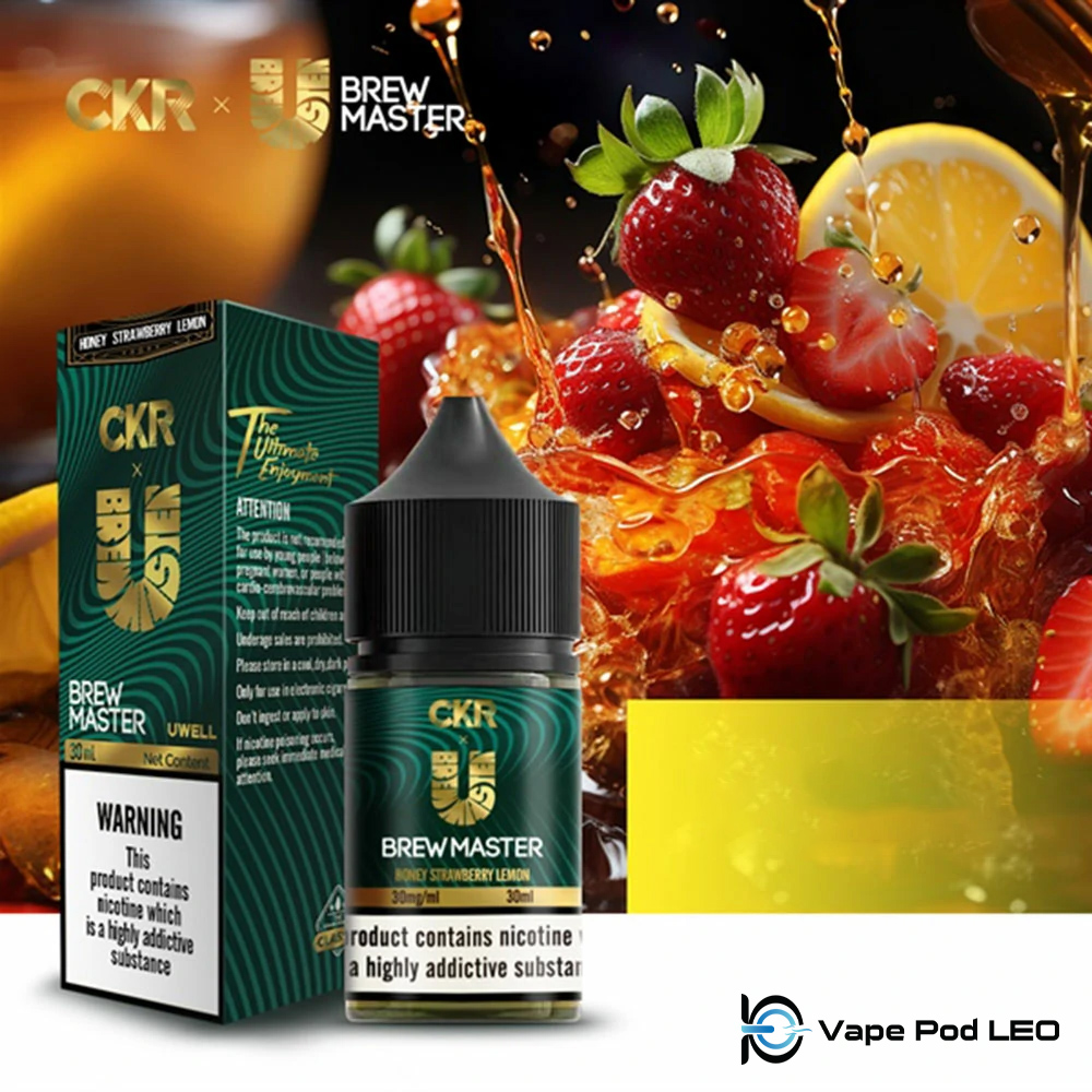 Brew Master Chanh Dâu Mật Ong 30ml   Honey Strawberry Lemon