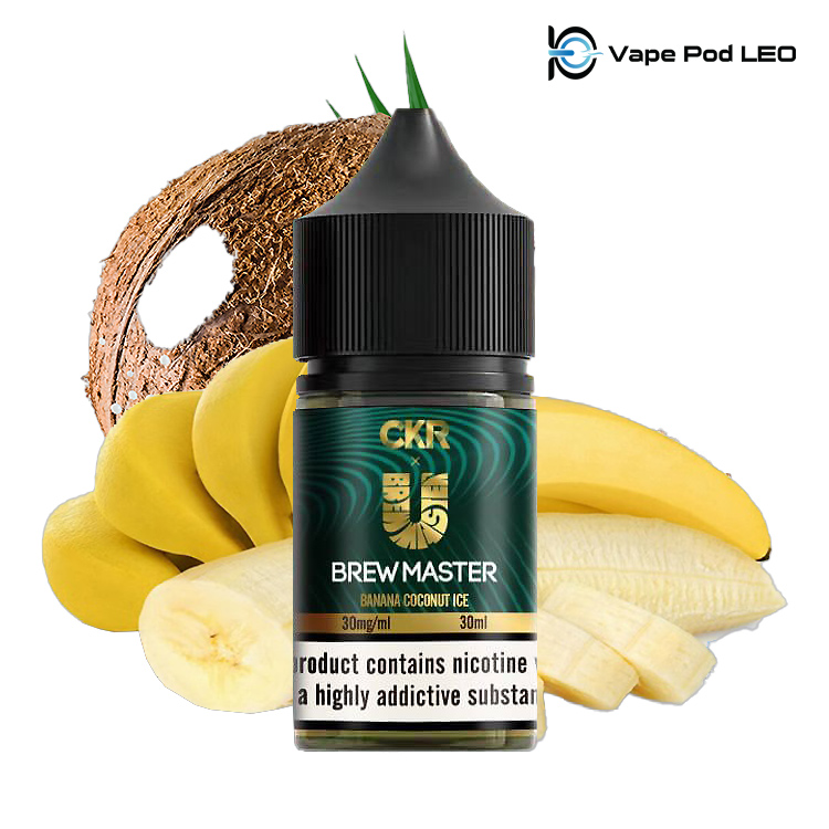 Brew Master Chuối Dừa Lạnh 30ml   Banana Coconut Ice