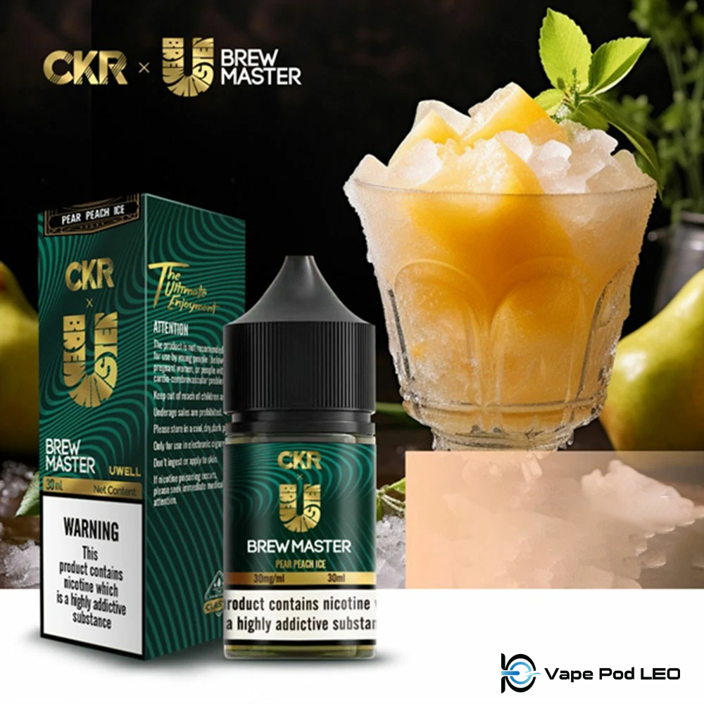 Brew Master Đào Lê Lạnh 30ml Pear Peach Ice