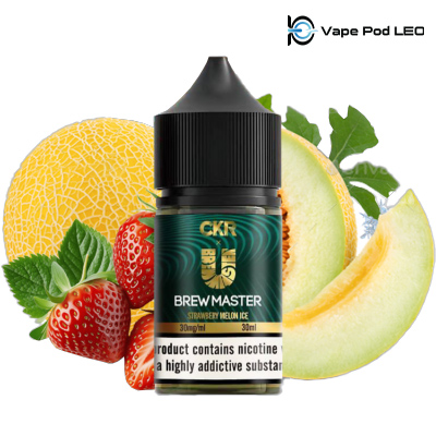 Brew Master Dâu Dưa Lưới Lạnh 30ml   Strawberry Melon Ice