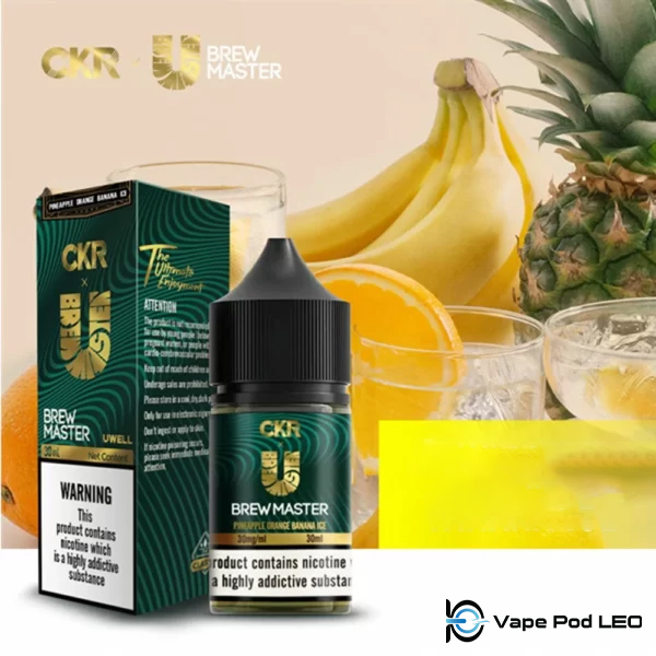 Brew Master Dứa Cam Chuối Lạnh 30ml Pineapple Orange Banana Ice