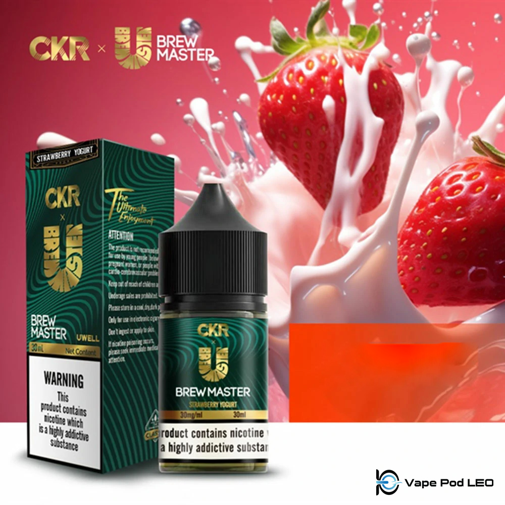 Brew Master Sữa Chua Dâu 30ml Strawberry Yogurt