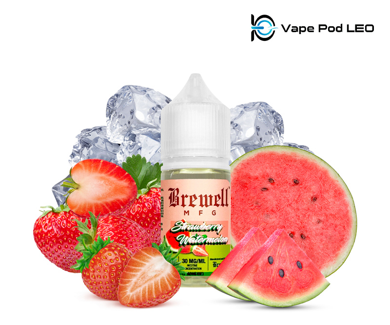 Brewell Dâu Dưa Hấu 30ml Strawberry Watermelon