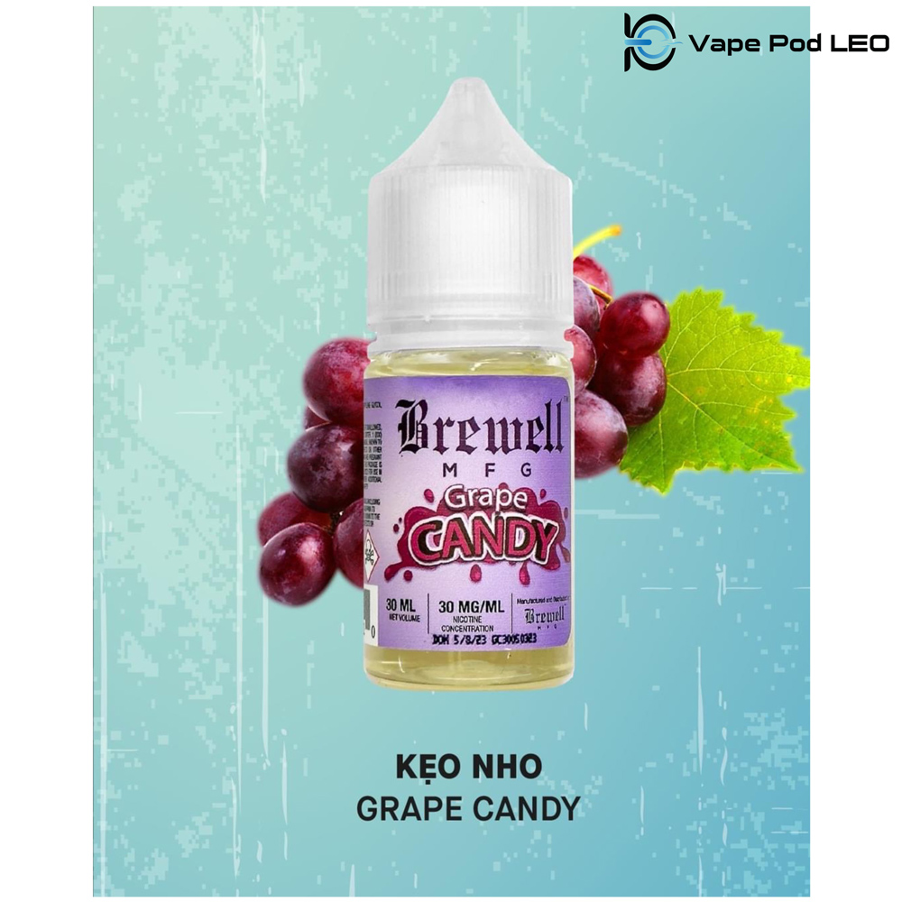 Brewell Kẹo Nho 30ml Grape Candy