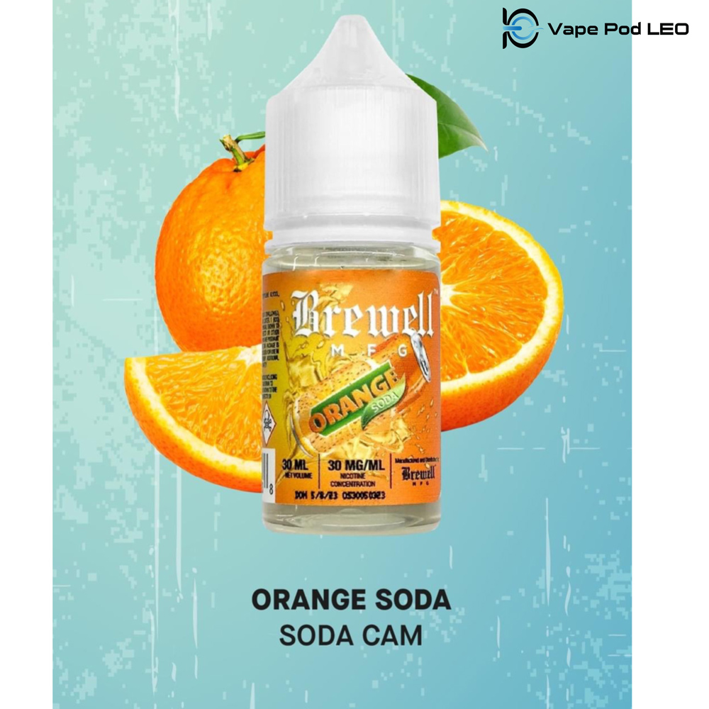 Brewell Soda Cam 30ml Orange Soda