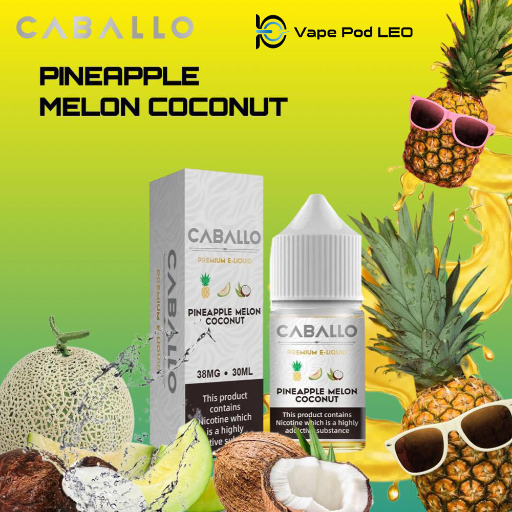 Review tinh dầu Caballo Dứa Dưa Gang Dừa 30ml Pine Melon Coconut