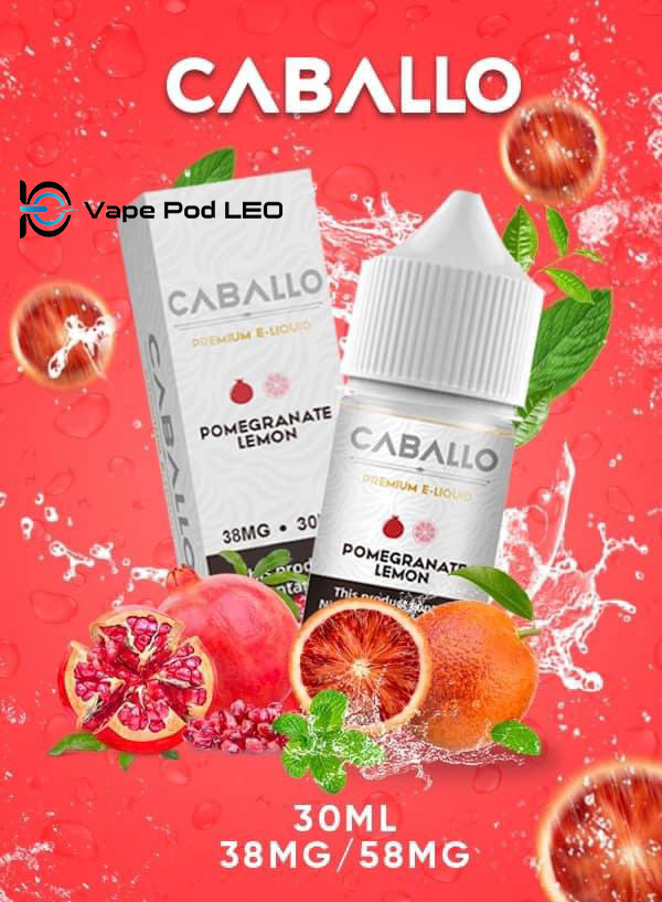 Caballo Lựu Chanh 30ml   Pomegranate Lemon