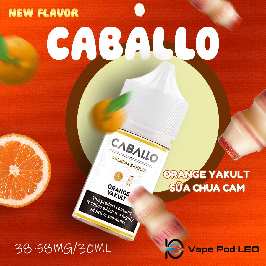 Caballo Sữa Chua Cam 30ml   Orange Yakult