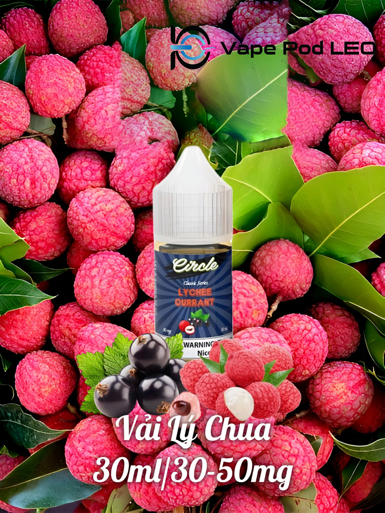 Circle Vải Lý Chua Đen 30ml Lychee Currant