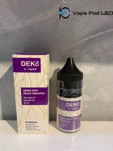 DEKO Bưởi Đào Dứa 30ml Grapefruit Peach Pineapple