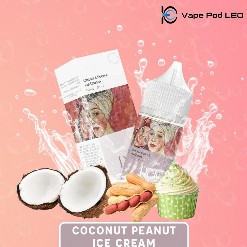 DEKO Kem Dừa Đậu Phộng 30ml   Coconut Peanut Ice