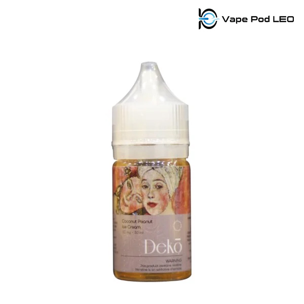 DEKO Kem Dừa Đậu Phộng 30ml   Coconut Peanut Ice