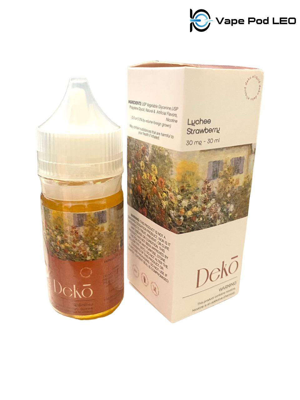 DEKO Vải Dâu 30ml Lychee Strawberry