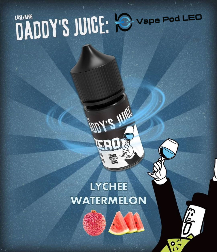 Daddy Juice No.0 Vải Dưa Hấu 30ml Lychee Watermelon