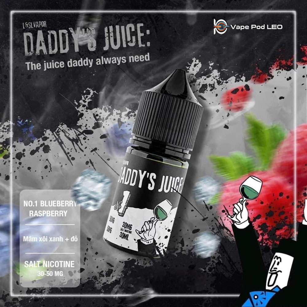 Daddy Juice No.1 Mâm Xôi Việt Quất 30ml