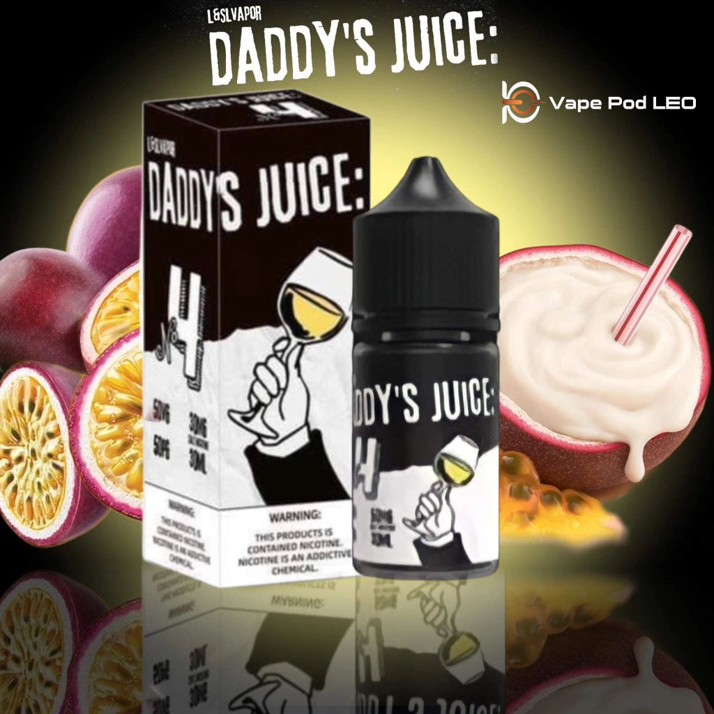 Daddy Juice No.4 Sữa Chua Chanh Dây 30ml Passion Fruit Yogurt