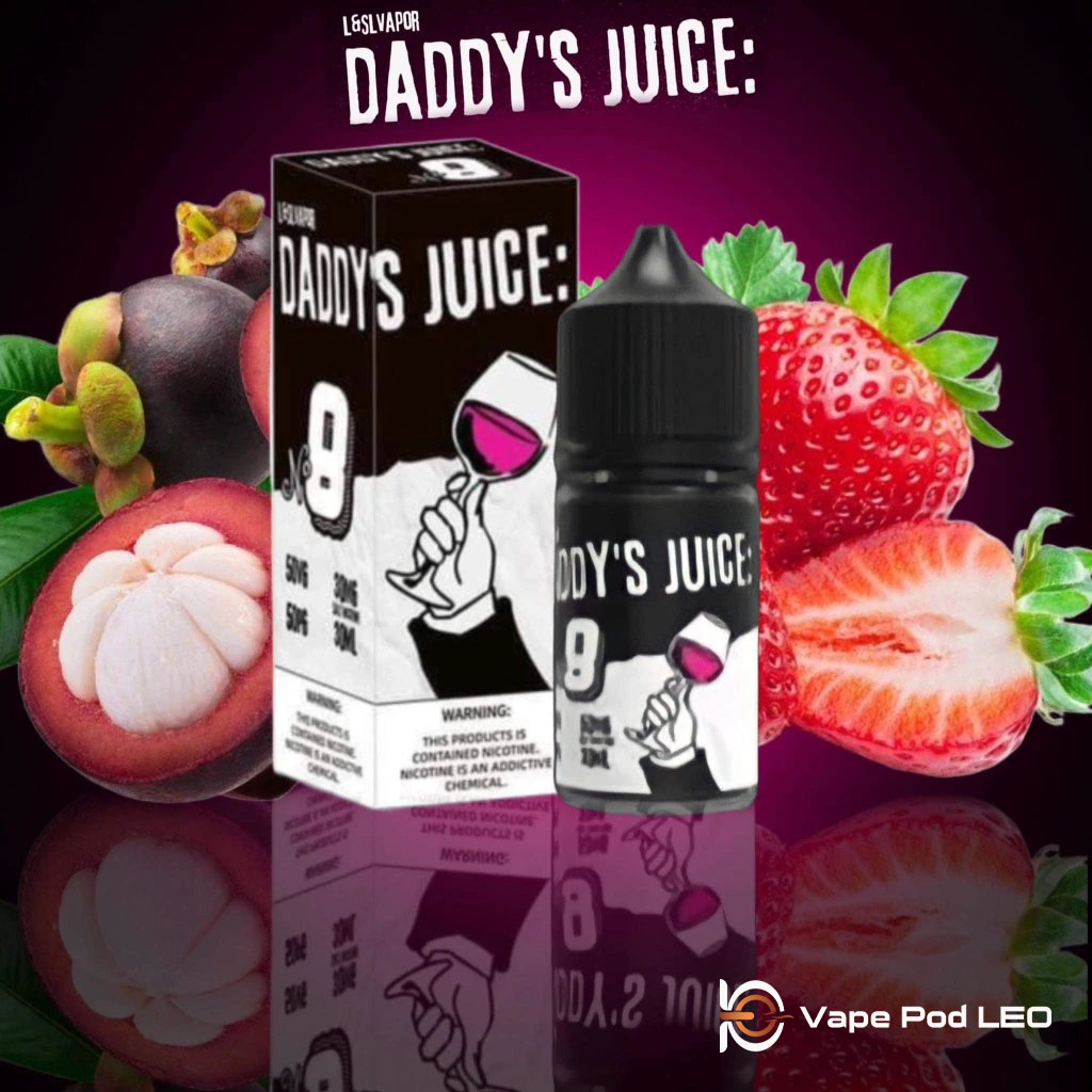 Daddy Juice No.8 Măng Cụt Dâu Tây Lạnh 30ml