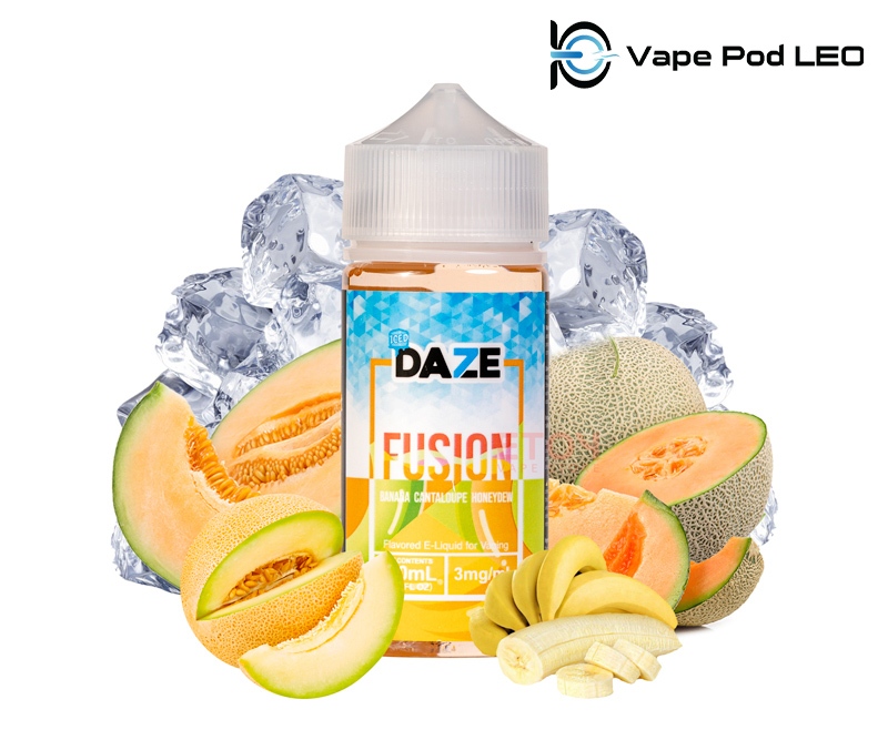 Daze Fusion Banana Cantaloupe Honeydew 100ml Chuối Dưa Lưới Dưa Gang