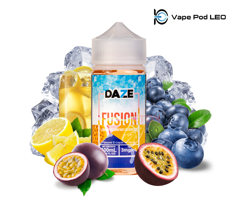 Daze Fusion Lemon Passionfruit Blueberry 100ml Chanh Chanh Dây Việt Quất