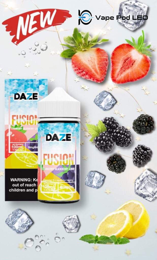 Daze Fusion Dâu Mâm Xôi Chanh - Strawberry Blackberry Lemon 100ml