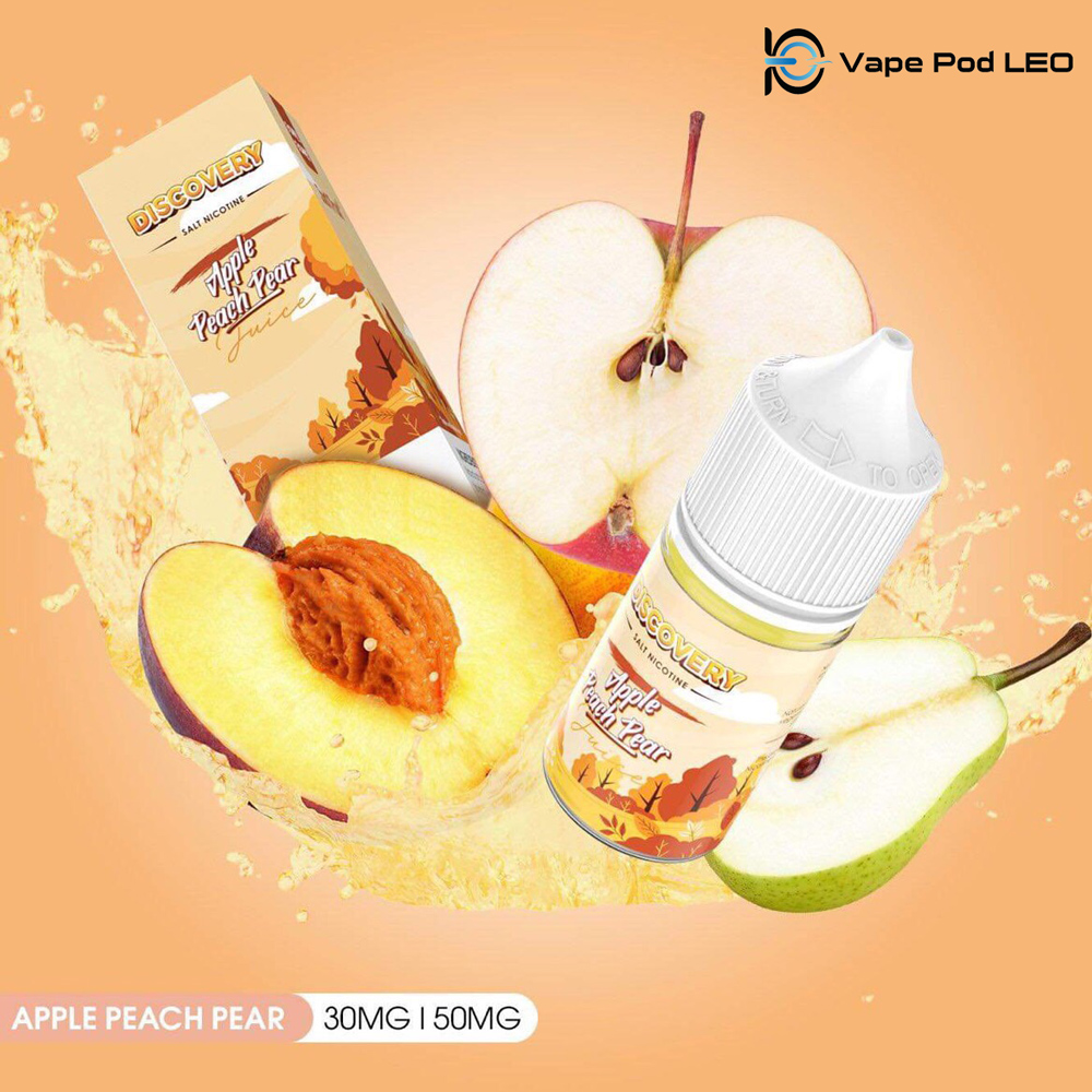 Discovery Táo Đào Lê 30ml   Apple Peach Pear