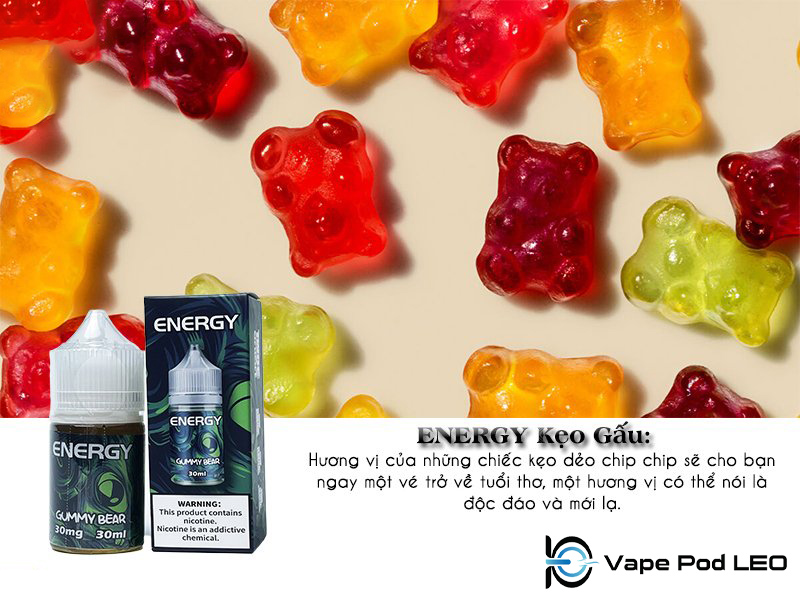 Energy Kẹo Dẻo 30ml   Gummy Bear