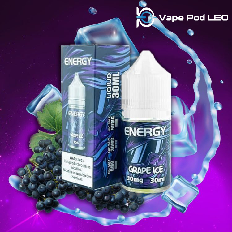 Energy Nho Lạnh 30ml Grape Ice