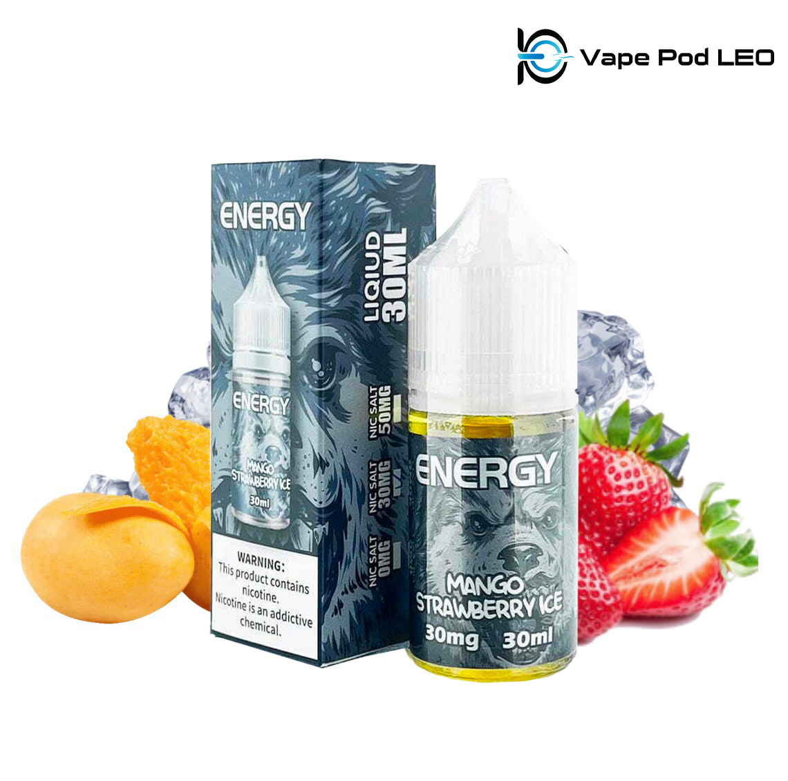 Energy Xoài Dâu Lạnh 30ml   Mango Strawberry