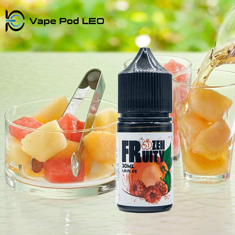 FROZEN FRUITY Đào Mâm Xôi 30ml   Peach Raspberry Ice