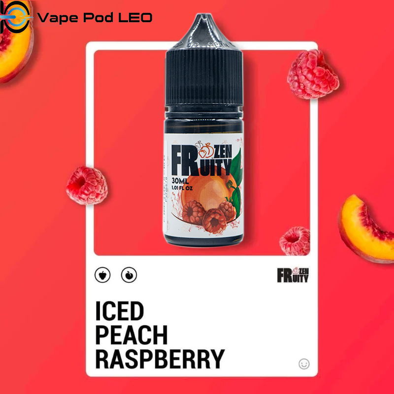 FROZEN FRUITY Đào Mâm Xôi 30ml   Peach Raspberry Ice