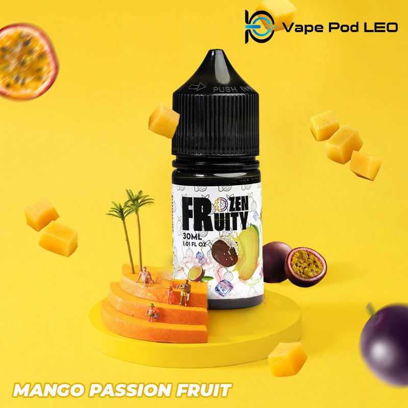 FROZEN FRUITY Xoài Chanh Dây 30ml   Mango Passion Fruit Ice