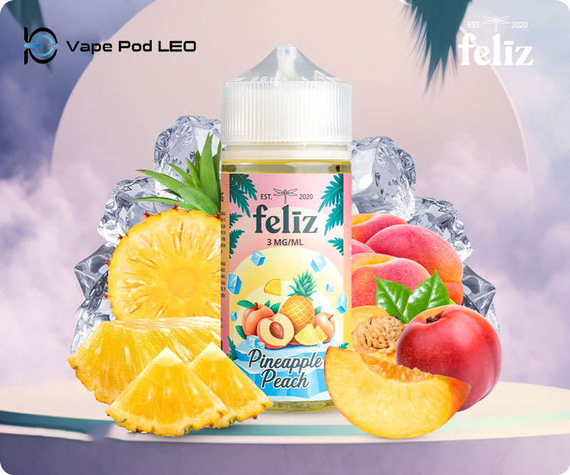 Feliz Dứa Đào 100ml Pineapple Peach