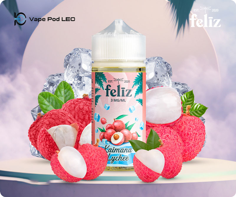 Feliz Vải 100ml Kaimana Lychee