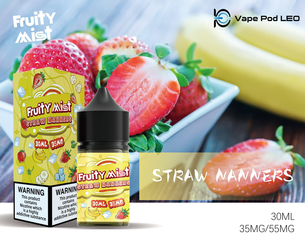 Fruity Mist Dâu Chuối 30ml Strawberry Nanners