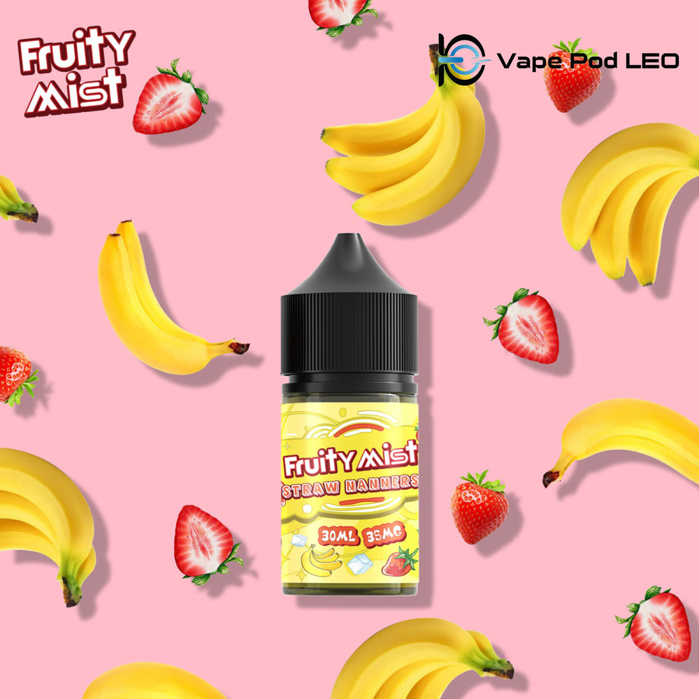 Fruity Mist Dâu Chuối 30ml Strawberry Nanners