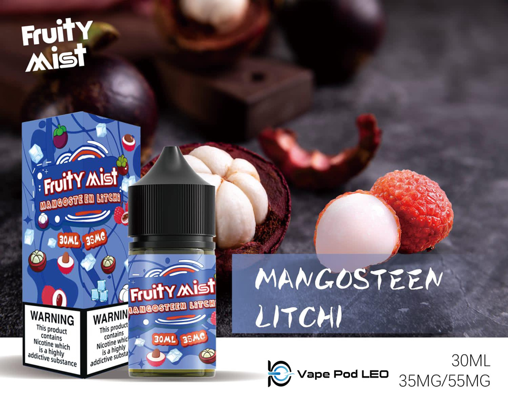 Fruity Mist Măng Cụt Vải 30ml   Mangosteen Litchi