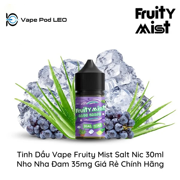 Fruity Mist Nho Nha Đam 30ml Aloe Grape