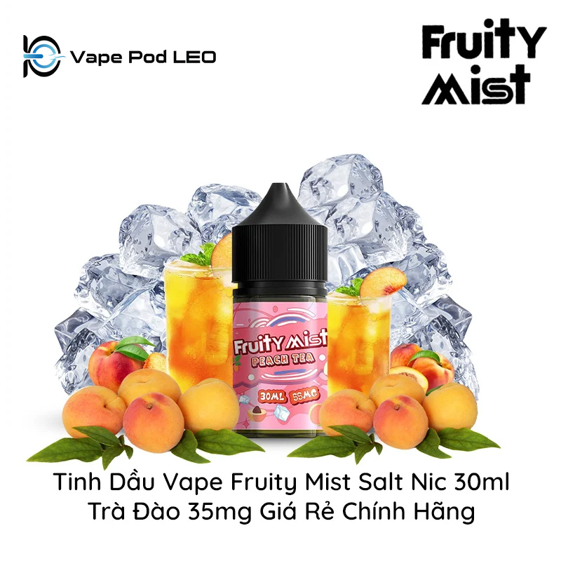 Fruity Mist Trà Đào 30ml   Peach Tea