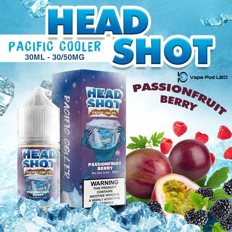 Headshot Chanh Dây Quả Mọng 30ml   Passion Fruit Berry