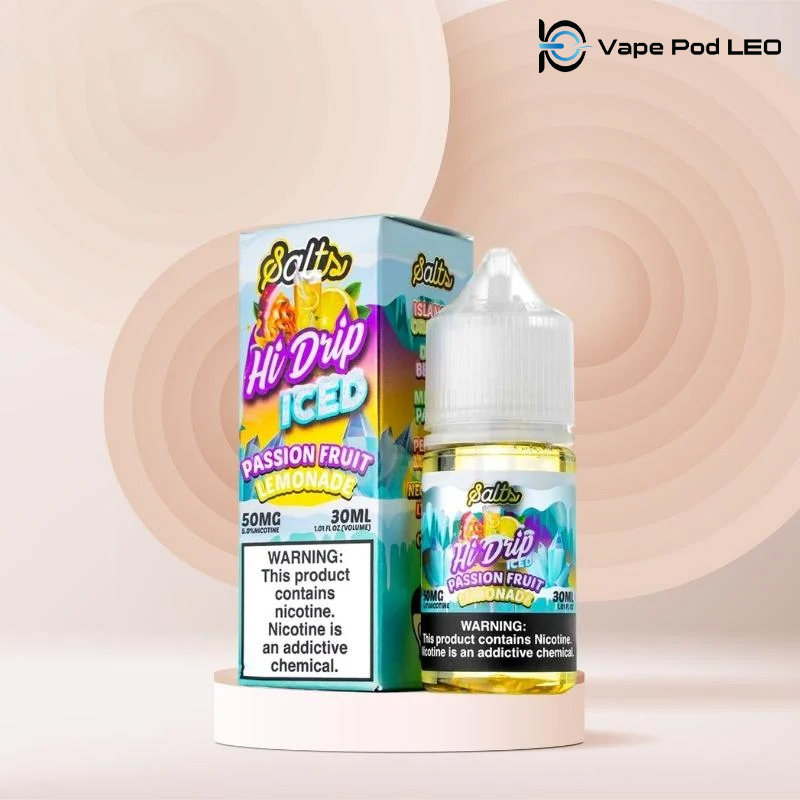 Hi Drip Chanh Dây Chanh Vàng 30ml Iced Passion Fruit Lemonade