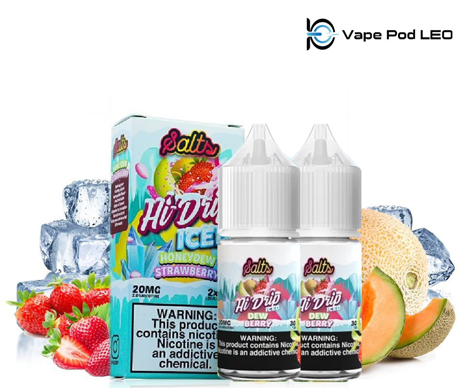 Hi Drip Dâu Tây Dưa Gang 30ml Iced Dew Berry