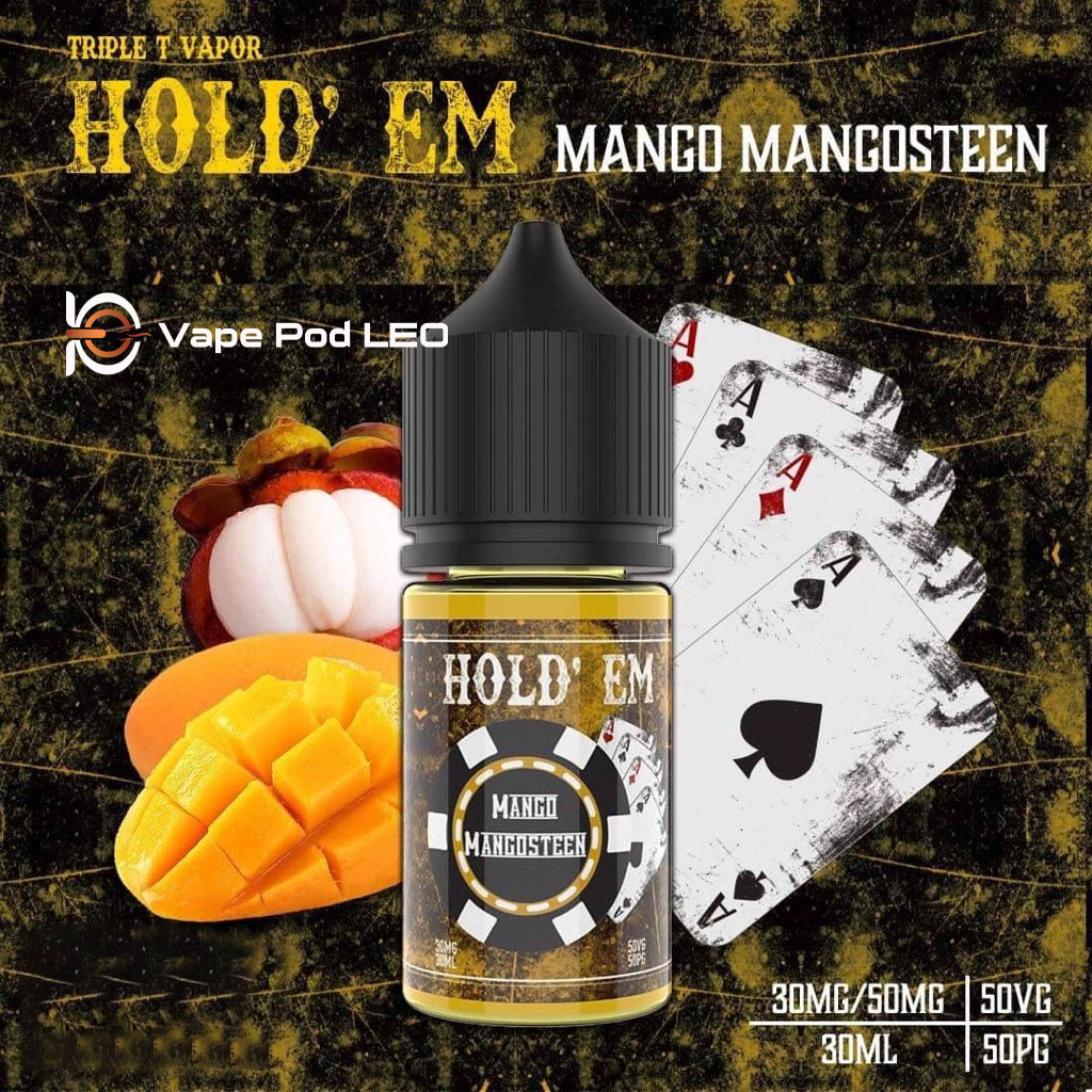 Hold' Em Măng Cụt Đào Lạnh 30ml Peach Mangosteen