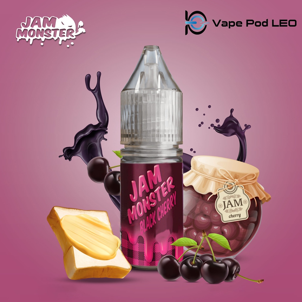 Jam Monster Cherry Đen 10ml Black Cherry