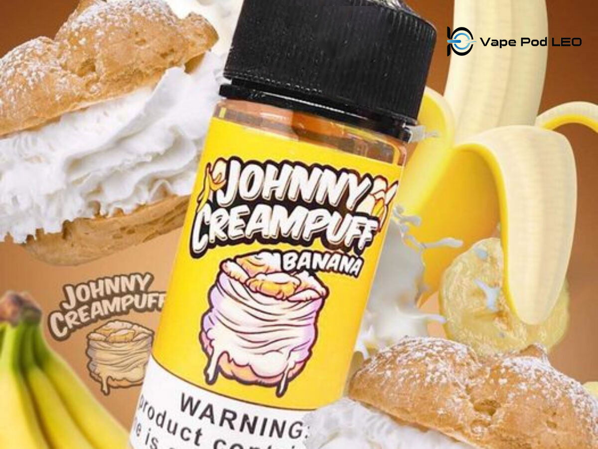 Johnny Creampuff Banana – Bánh kem chuối 100ml