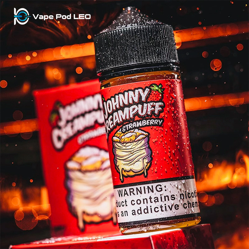 Johnny Creampuff Bánh Dâu 100ml Strawberry