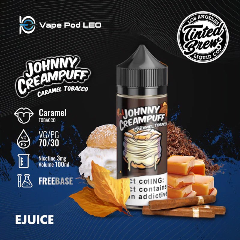 Johnny Creampuff Thuốc Lá Caramel 100ml Caramel Tobacco