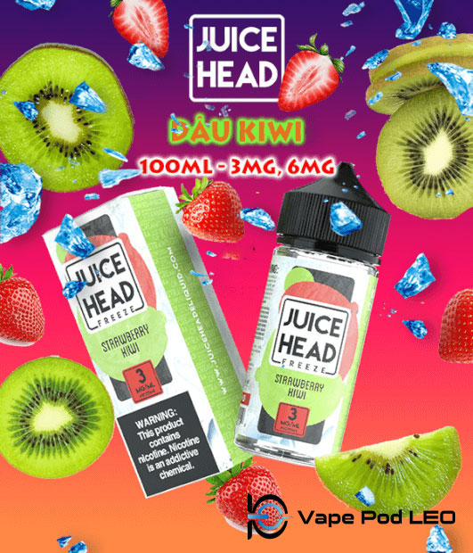 Juice Head Dâu Kiwi 100ML Strawberry Kiwi